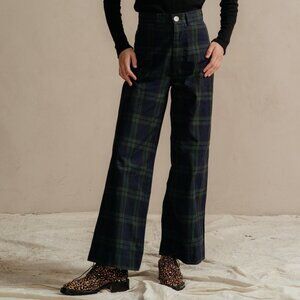 Caron Callahan Stewart Pants in Blackwatch Plaid Size 4